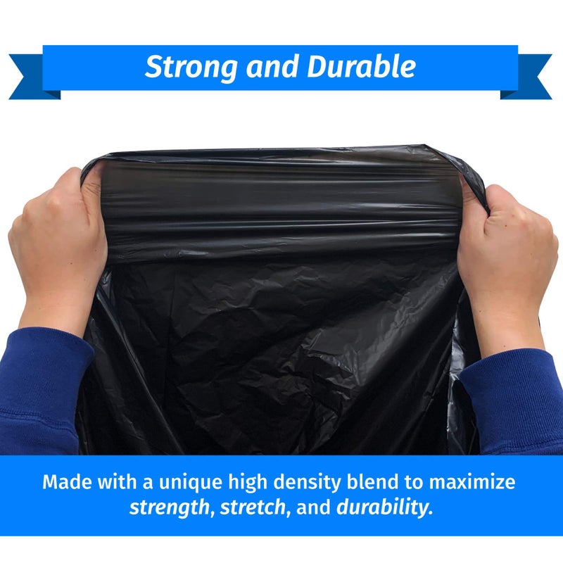 Reli. SuperValue 65 Gallon Trash Bags | 60 Count | Made in USA | Heavy Duty | Black Multi-Use Garbage Bags - Image 3